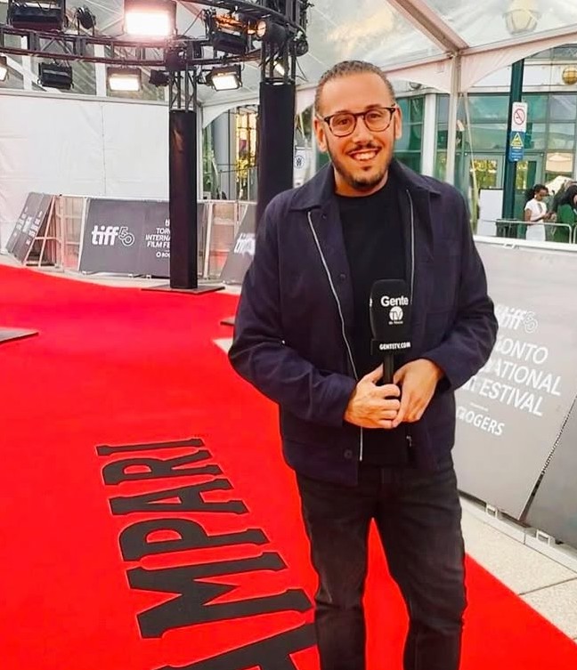 Matthew Correia on the red carpet